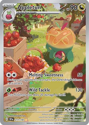 Appletun - 211/191 211 - SV08 Surging Sparks Holofoil