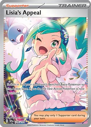 Lisia's Appeal - 246/191 246 - SV08 Surging Sparks Holofoil