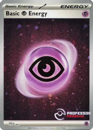 Psychic Energy (2023) 5 - Professor Program Promos Holofoil