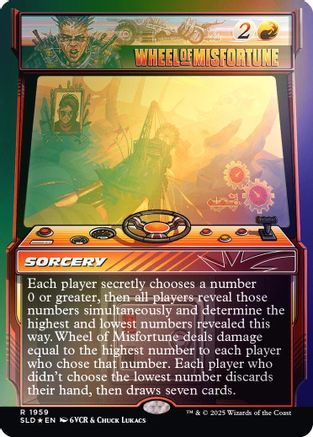 Wheel of Misfortune (1959) (Rainbow Foil) (SLD-1959) - Secret Lair Drop Series Foil