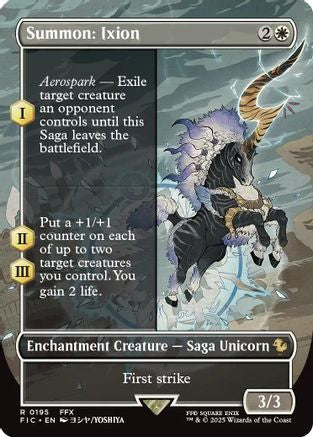 Summon: Ixion (Borderless) (FIC-195) - Commander: FINAL FANTASY Foil