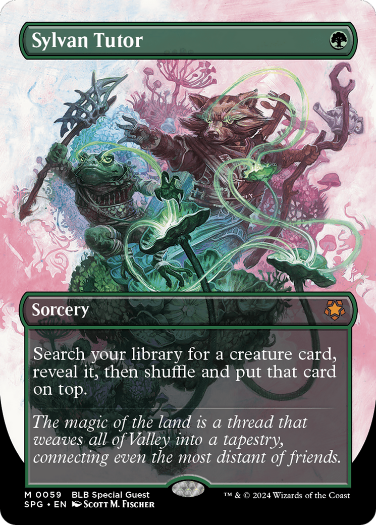 Sylvan Tutor (Borderless) (SPG-059) - Special Guests (Borderless)