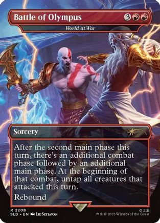 Battle of Olympus - World at War (SLD-2208) - Secret Lair Drop Series Foil
