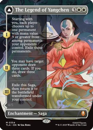 The Legend of Yangchen (Borderless) (TLA-354) - Avatar: The Last Airbender Foil