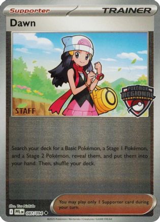 Dawn (Regional Championship) [Staff] 87 - League & Championship Cards Reverse Holofoil
