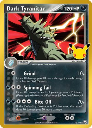 Dark Tyranitar 19 - ME 30th Celebration Classic Collection Holofoil
