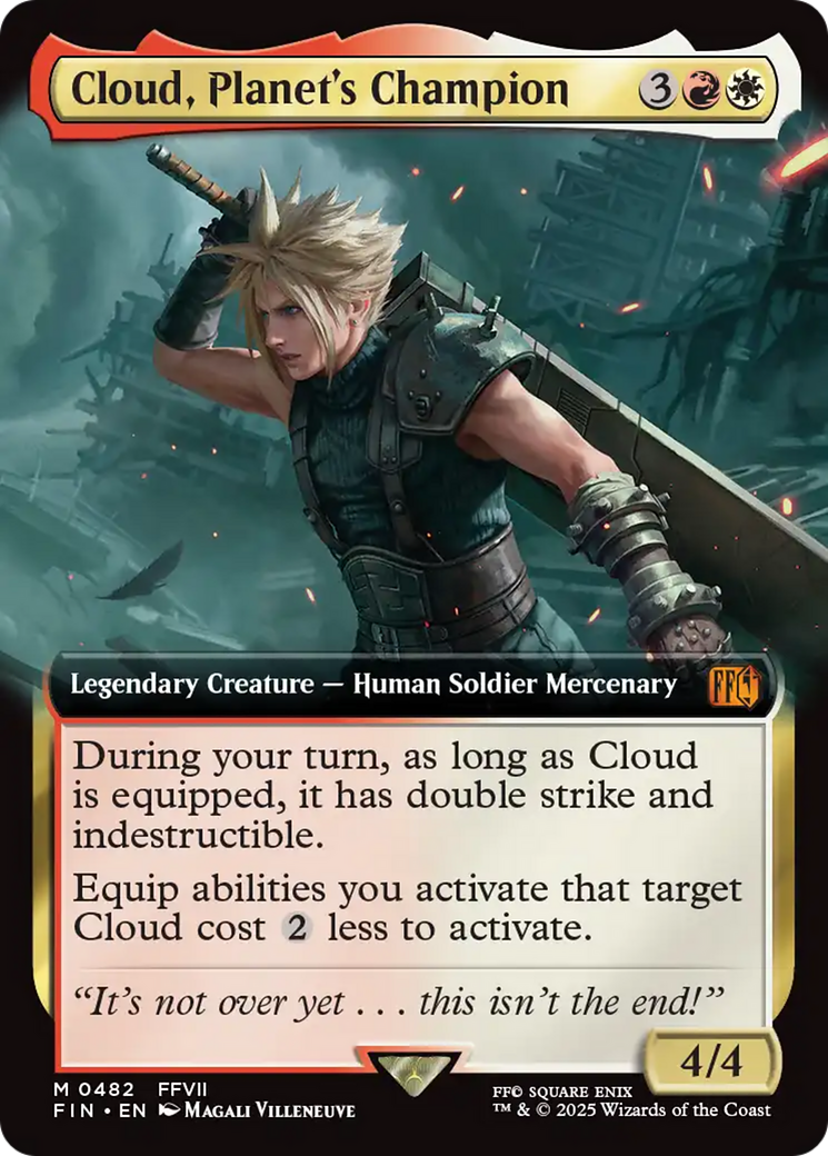 Cloud, Planet's Champion (Extended Art) (FIN-482) - FINAL FANTASY: (Extended Art)