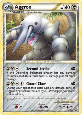 Aggron/102 - Triumphant Holofoil
