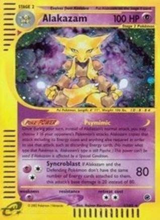 Alakazam (1)/165 - Expedition Reverse Holofoil