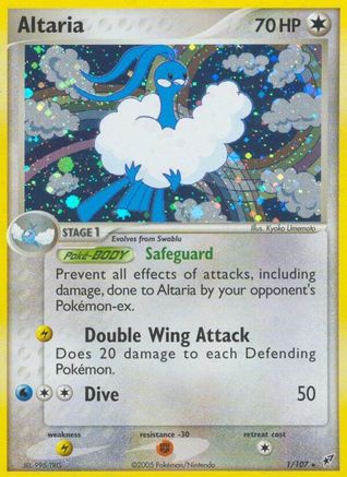 Altaria/107 - Deoxys Holofoil