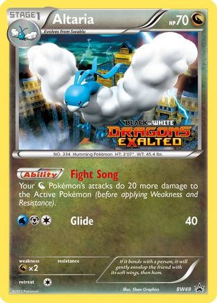 Altaria - BW48 (Prerelease)/101 - Black and White Promos Holofoil