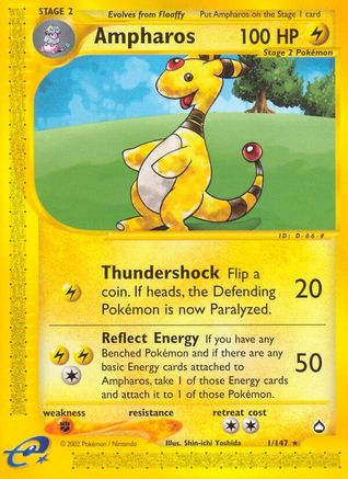 Ampharos/147 - Aquapolis