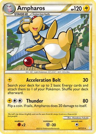 Ampharos/123 - HeartGold SoulSilver Reverse Holofoil