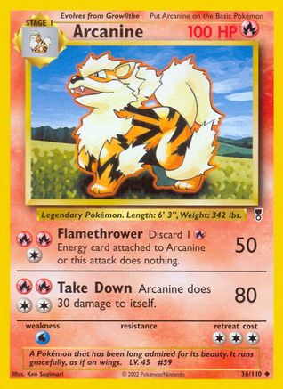 Arcanine/110 - Legendary Collection