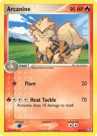 Arcanine/112 - FireRed & LeafGreen Reverse Holofoil