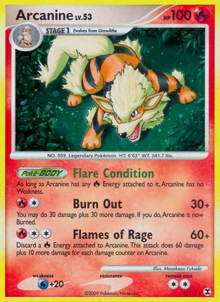 Arcanine/111 - Rising Rivals Holofoil