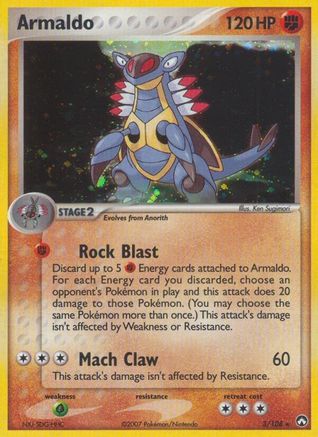 Armaldo/108 - Power Keepers Holofoil