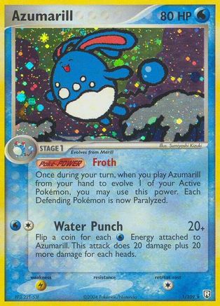 Azumarill/109 - Team Rocket Returns Reverse Holofoil