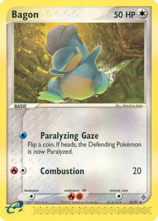 Bagon - 23/97/97 - Dragon Reverse Holofoil