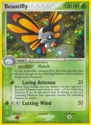 Beautifly/107 - Deoxys Reverse Holofoil