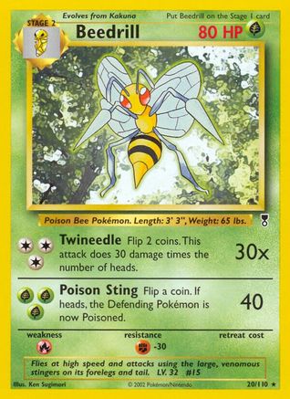 Beedrill/110 - Legendary Collection Reverse Holofoil