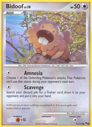 Bidoof/17 - POP Series 6