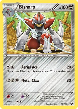 Bisharp (79)/108 - Dark Explorers Reverse Holofoil