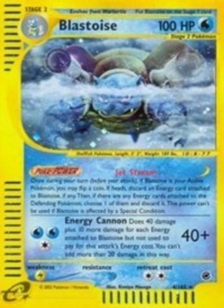 Blastoise (4)/165 - Expedition Holofoil