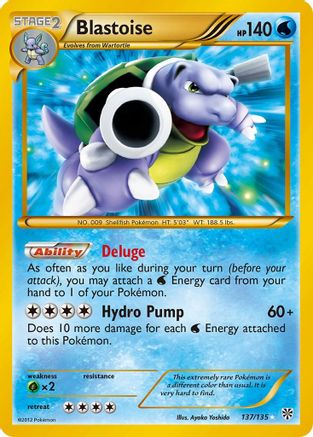 Blastoise/135 - Plasma Storm Holofoil