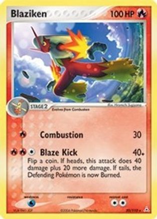 Blaziken/110 - Holon Phantoms Reverse Holofoil