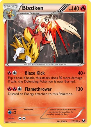 Blaziken/108 - Dark Explorers Holofoil