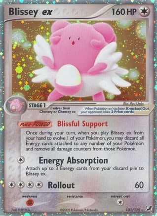 Blissey ex/115 - Unseen Forces Holofoil