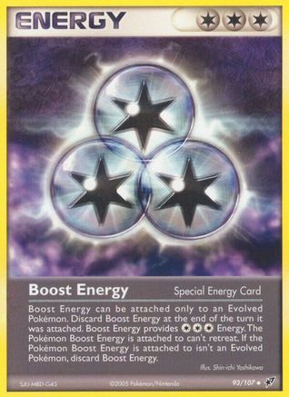 Boost Energy/107 - Deoxys Reverse Holofoil