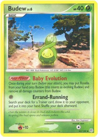 Budew/130 - Diamond and Pearl Reverse Holofoil