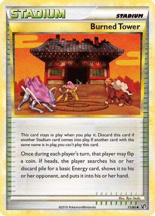 Burned Tower 71/90 - Undaunted Reverse Holofoil