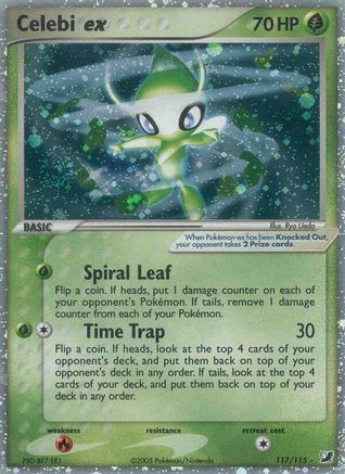 Celebi ex/115 - Unseen Forces Holofoil