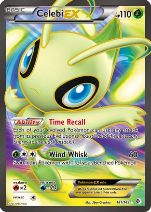 Celebi EX (141 Full Art)/149 - Boundaries Crossed Holofoil