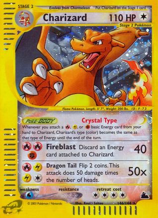 Charizard/144 - Skyridge Reverse Holofoil