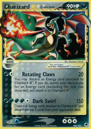Charizard Star (Delta Species)/101 - Dragon Frontiers Holofoil