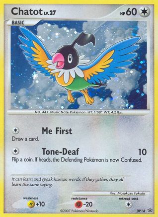 Chatot - DP14/56 - Diamond and Pearl Promos Holofoil
