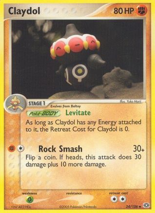 Claydol/106 - Emerald Reverse Holofoil