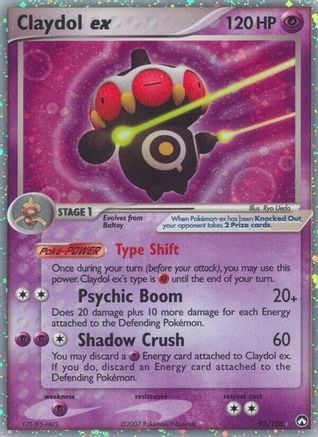 Claydol ex/108 - Power Keepers Holofoil
