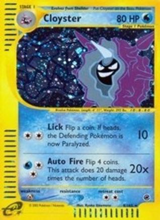 Cloyster (8)/165 - Expedition Reverse Holofoil