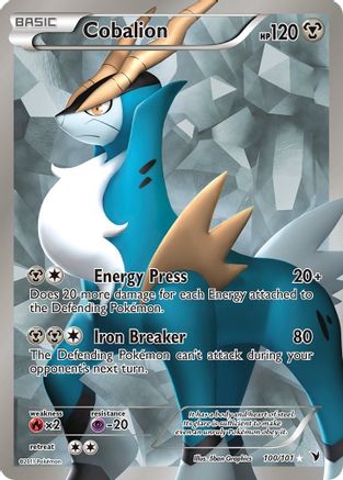 Cobalion (100 Full Art)/101 - Noble Victories Holofoil
