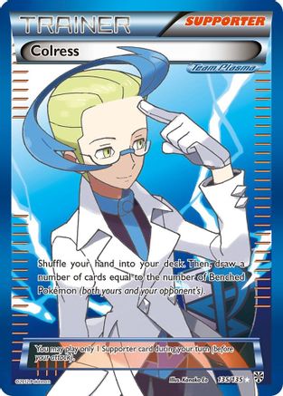 Colress (Team Plasma) (135 Full Art)/135 - Plasma Storm Holofoil