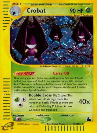 Crobat (H5)/144 - Skyridge Holofoil