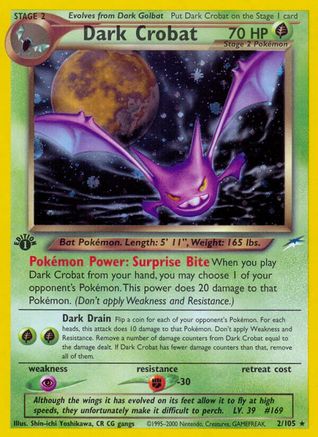 Dark Crobat/105 - Neo Destiny Unlimited Holofoil