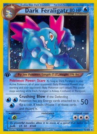 Dark Feraligatr/105 - Neo Destiny 1st Edition Holofoil
