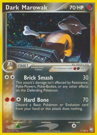 Dark Marowak/109 - Team Rocket Returns Reverse Holofoil