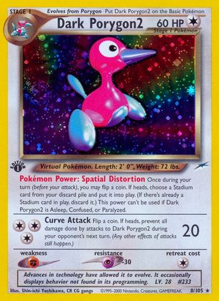 Dark Porygon2/105 - Neo Destiny 1st Edition Holofoil